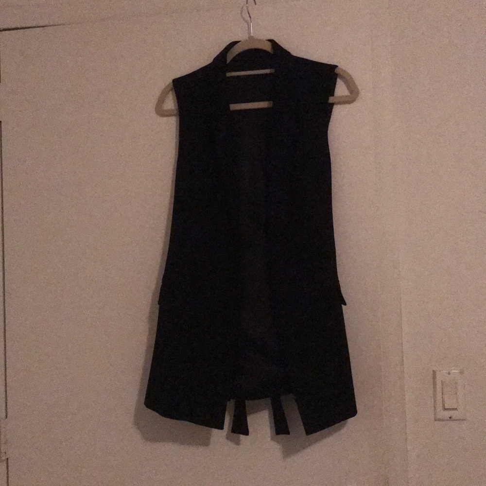 Black zara vest